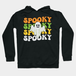 Spooky ghost funny Halloween matching family costume gift Hoodie